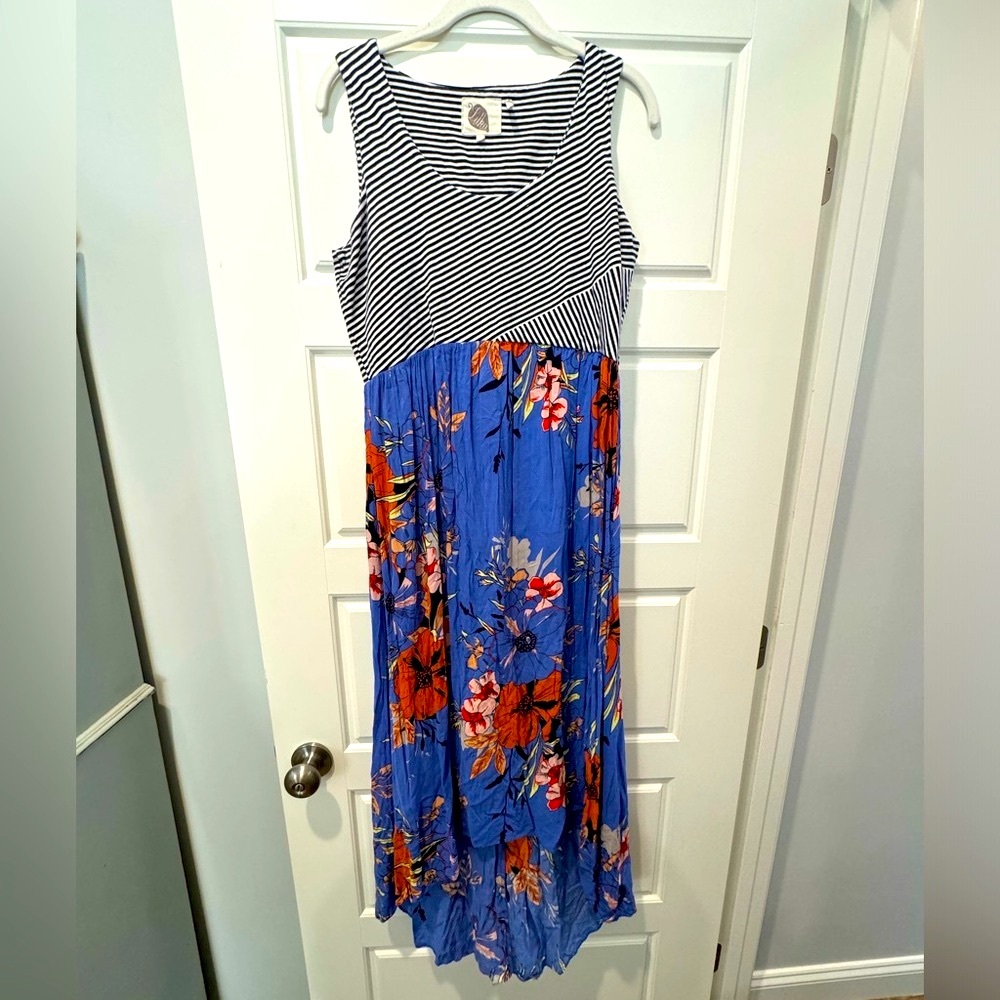 Anthropologie Lilka M Stripe/Floral Dress